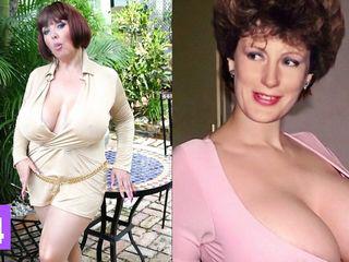 Milf mit dicken Titten wichst den Schwanz bis zum Abspritzen